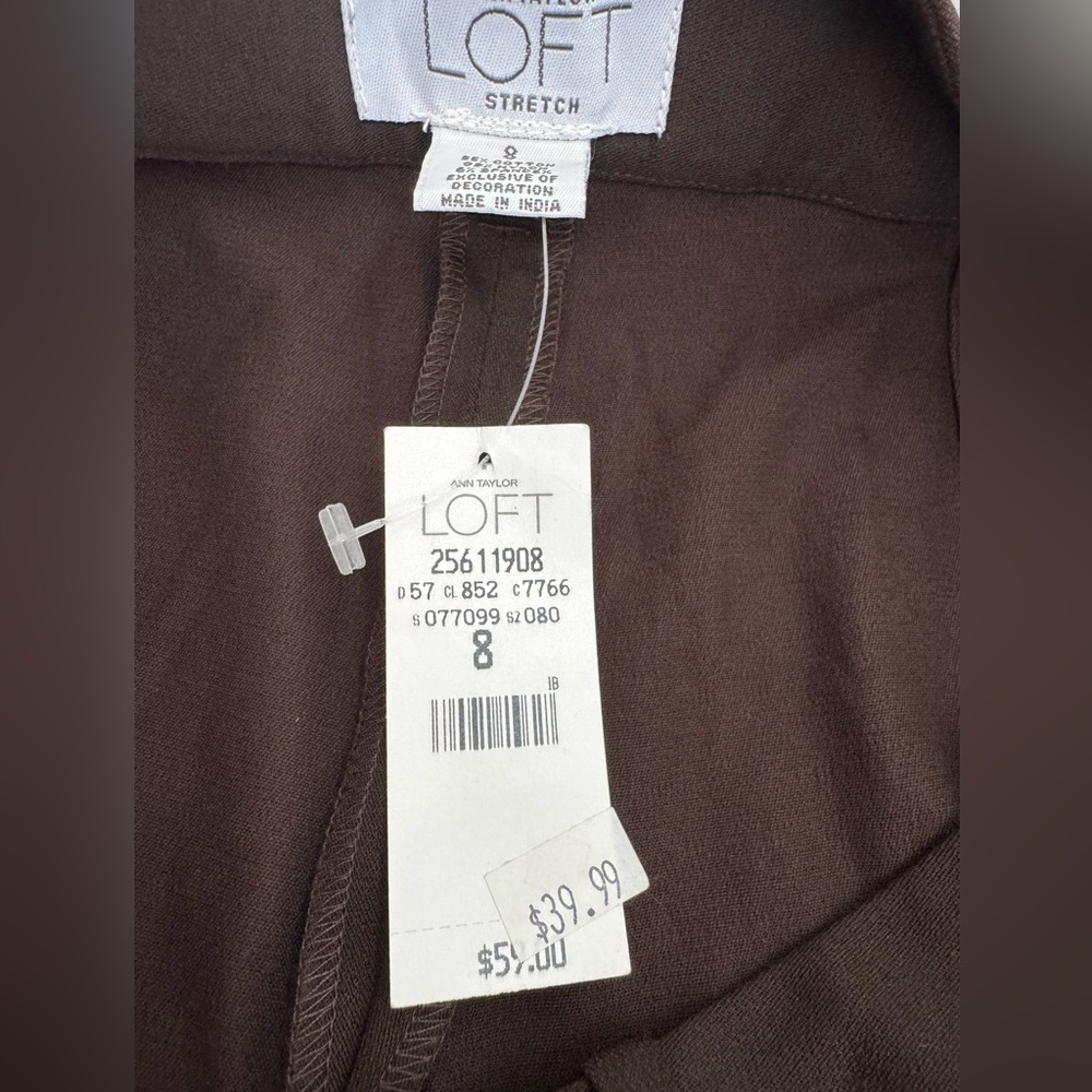 LOFT Brown Women's Pants - Picture 7 of 8